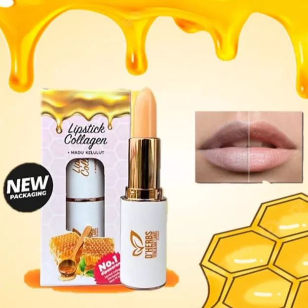 DHerbs Lipstick Collagen New Packaging & Old Pakaging / DELIMA LIP BUTTER