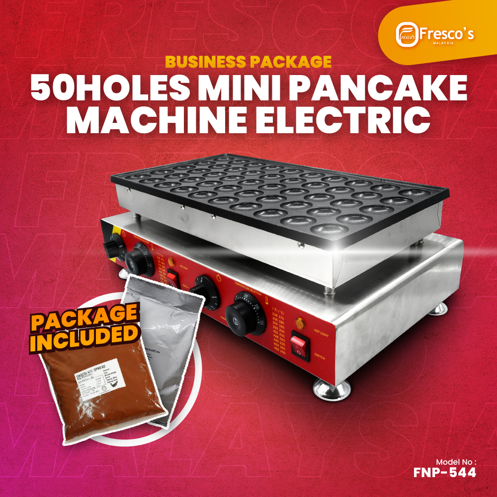 [Direct Factory]50 Holes Mini Dorayaki Machine Electric Dutch Mini Pancake Poffertjes Baby Pancake Maker