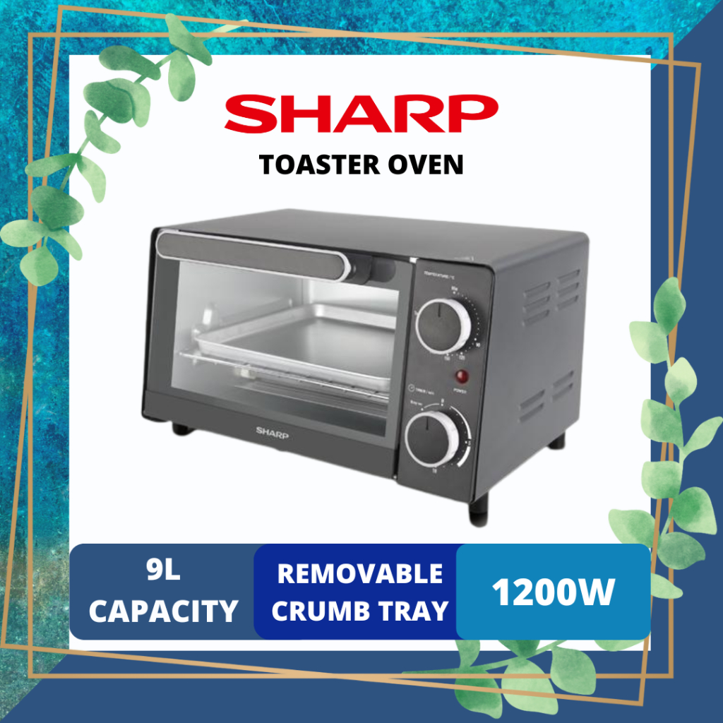 【 FREE SHIPPING 】 SHARP Toaster Oven (9L/1200W) EO9MTBK