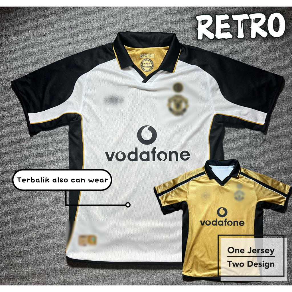 *Retro* MU Reversible Jersey United Retro 100 Years Centenary Special Edition Jersey Retro Jersey Classic Jersey Vintage