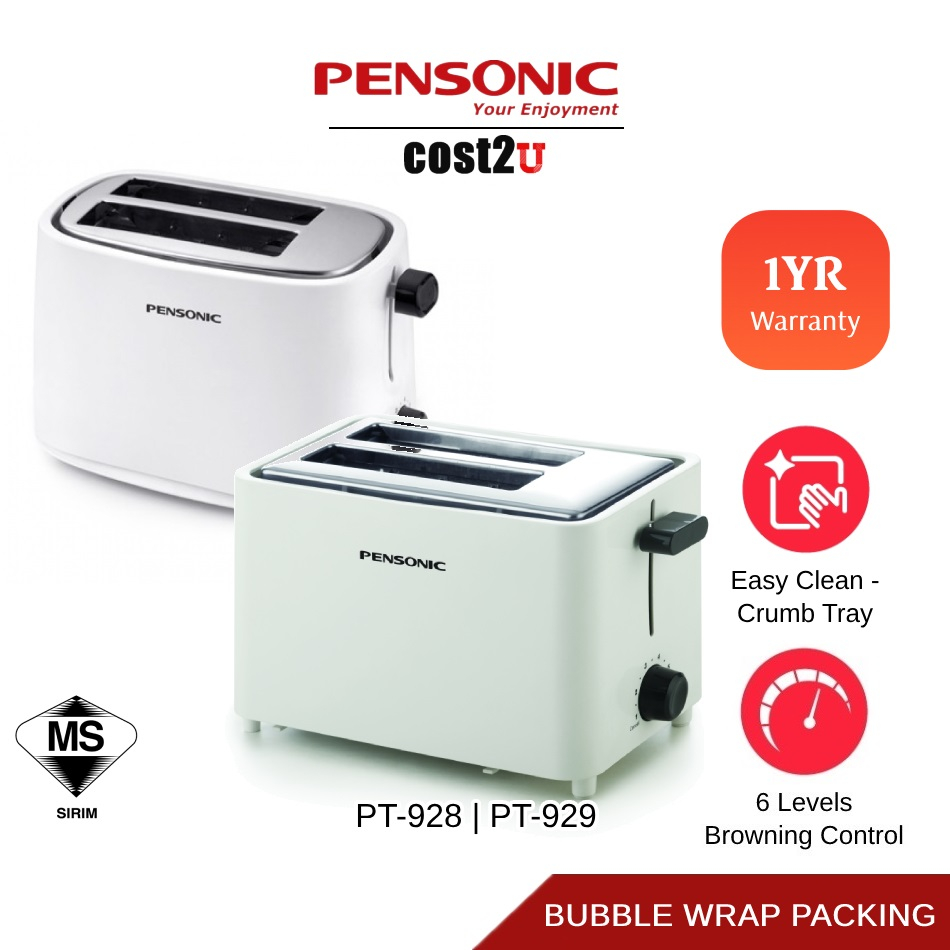 Local Malaysia 2 Slice Pop-Up Toaster | Bread Toaster Breakfast Maker Machine 烤面包机 Pembakar Roti Murah Panasonic