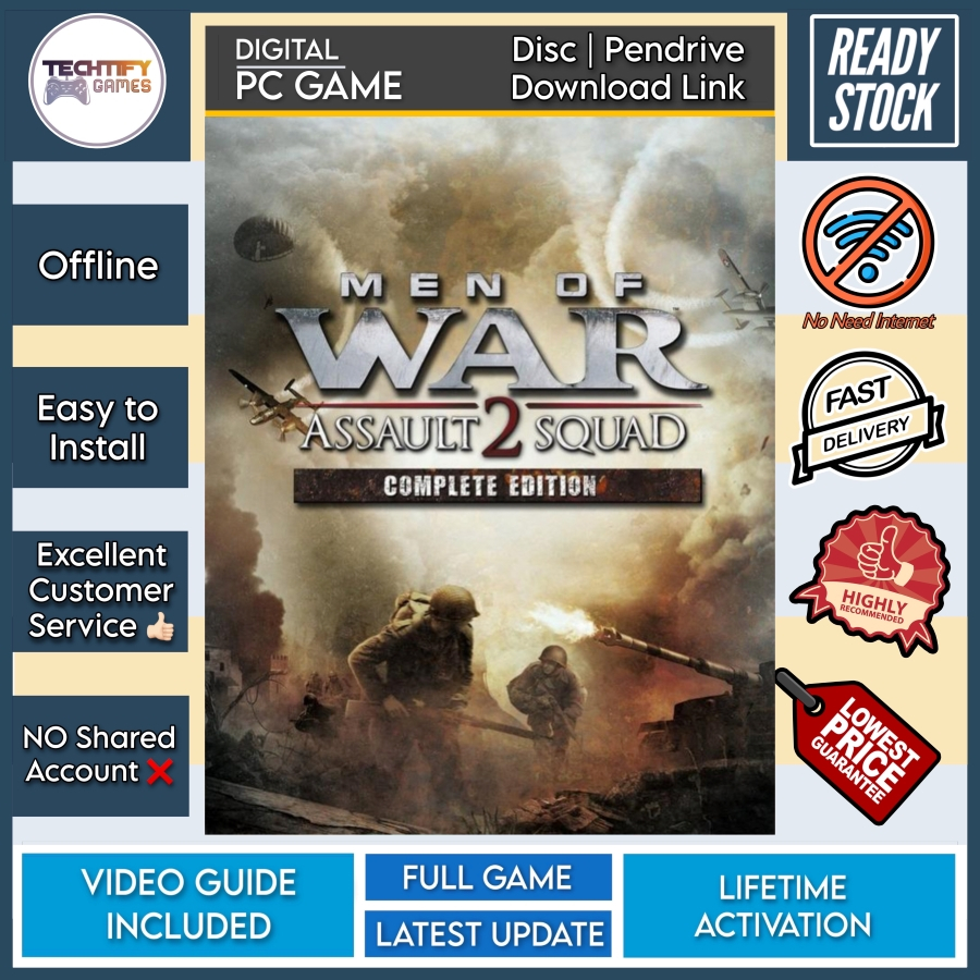 [PC Game] Men of War Assault Squad 2 Complete Edition - Offline [Disc | Pendrive | Download Link]