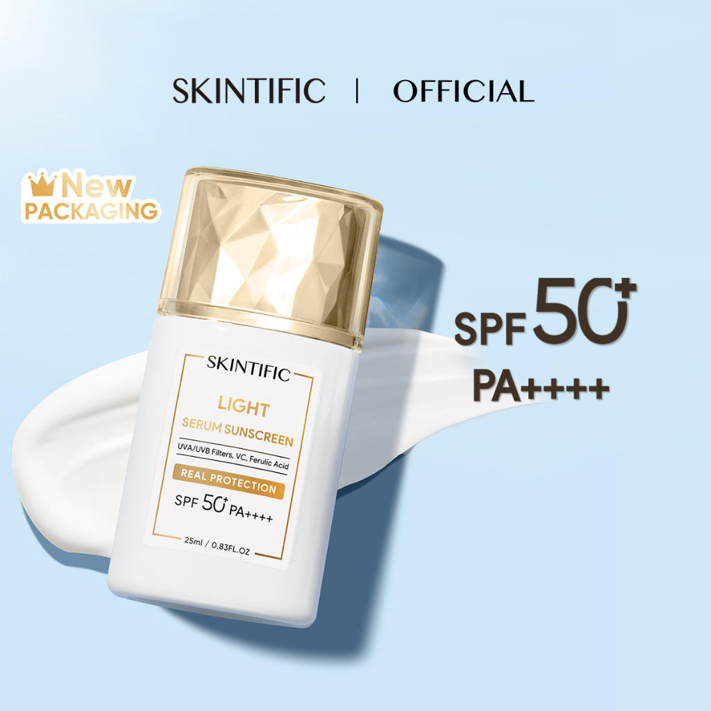 SKINTIFIC Sunscreen Light Serum SPF50 PA++++ Skincare Sunblock Stick Oily Acne-Prone Skin UV Protection