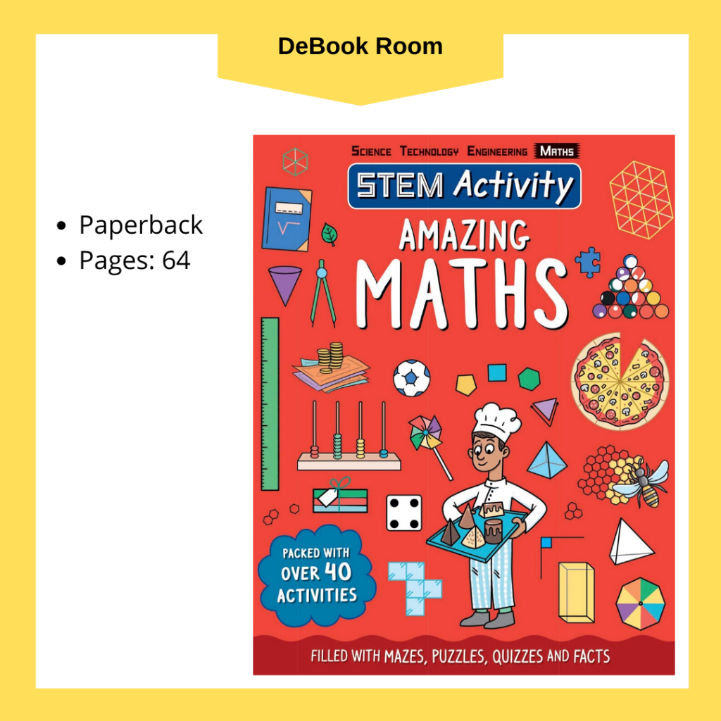 Children's Educational Stem Activity Book : Amazing Maths