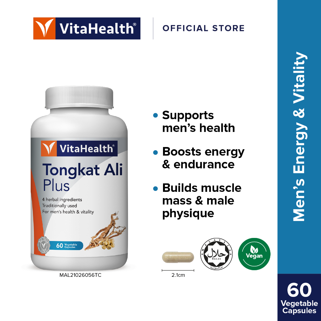 VitaHealth Tongkat Ali Plus (60's) [Exp 2/2029]