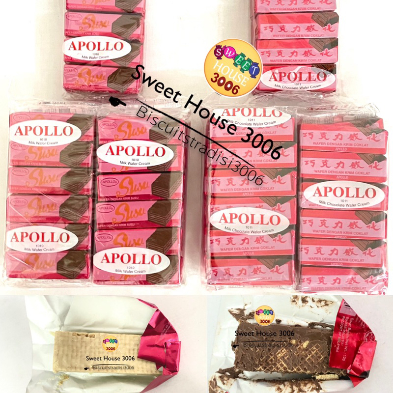 Apollo 12g Milk Chocolate Wafer Cream Childhood Snack