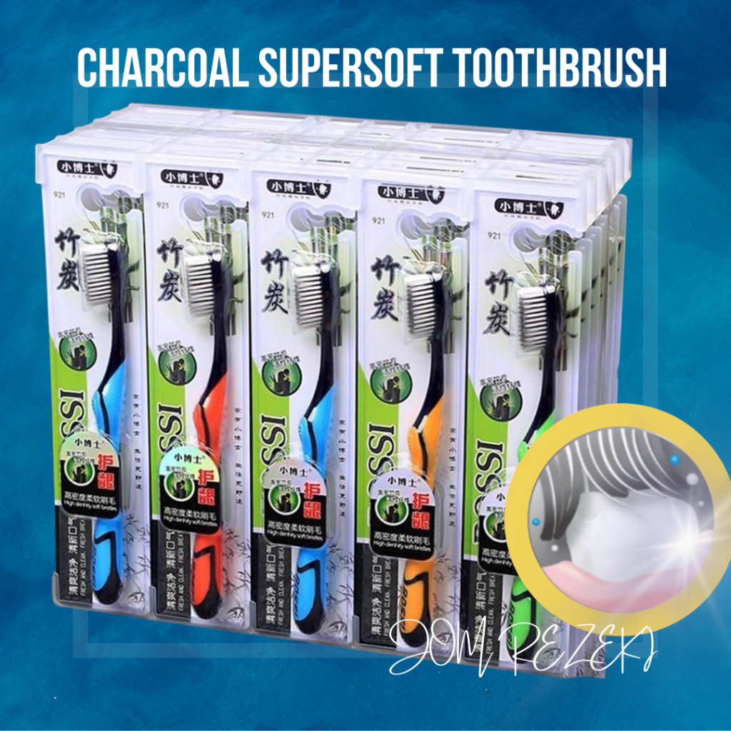JOM Suit Toothbrush soft bamboo charcoal adult cleancare gums fine hair home unisex Healthy Teeth Cleaning Brushes