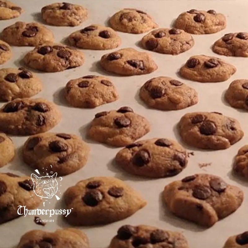 Biskut Homemade Premium Chocolate Chip Crunchy Cookies (ala Famous Amos)