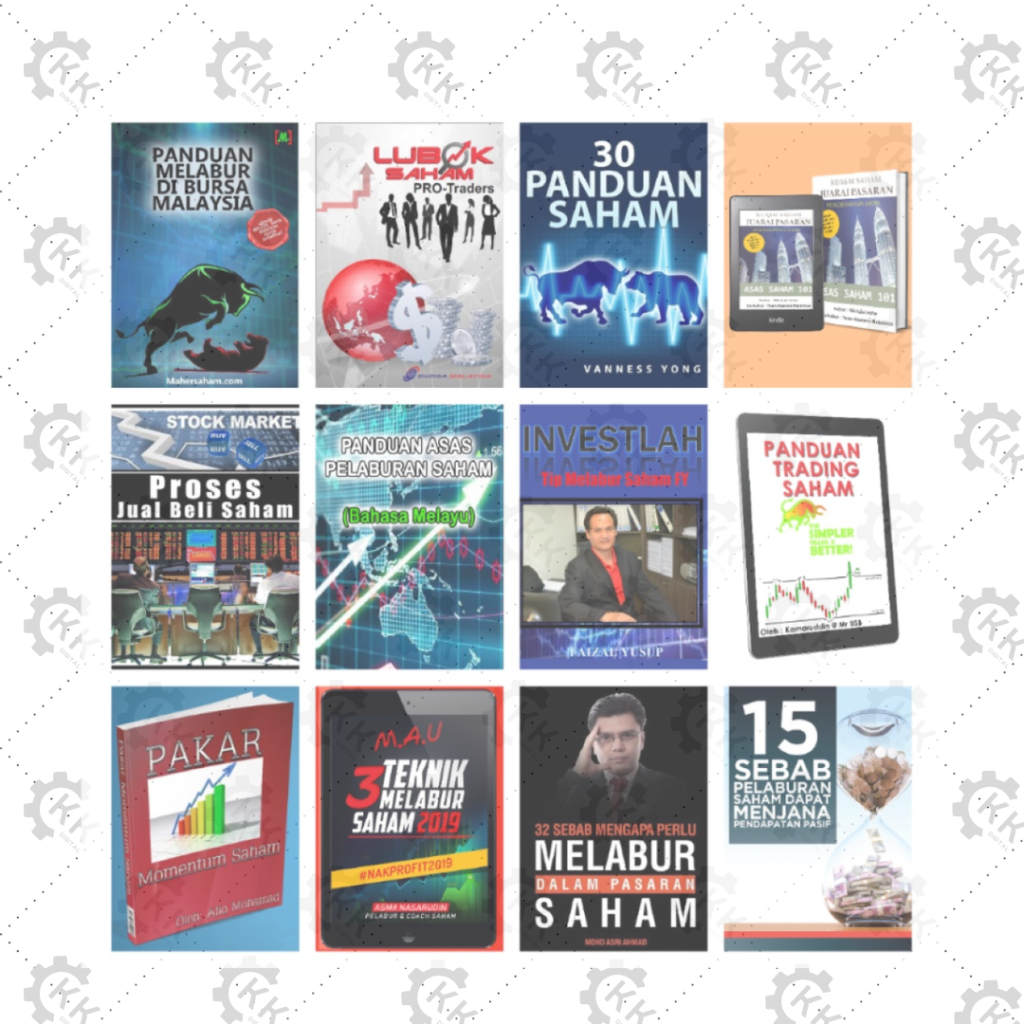 [EBOOK] Pakej Koleksi 12 Panduan Untuk Pelaburan Saham. Panduan Melabur Saham Di Bursa Malaysia. Jual Beli Trading Saham