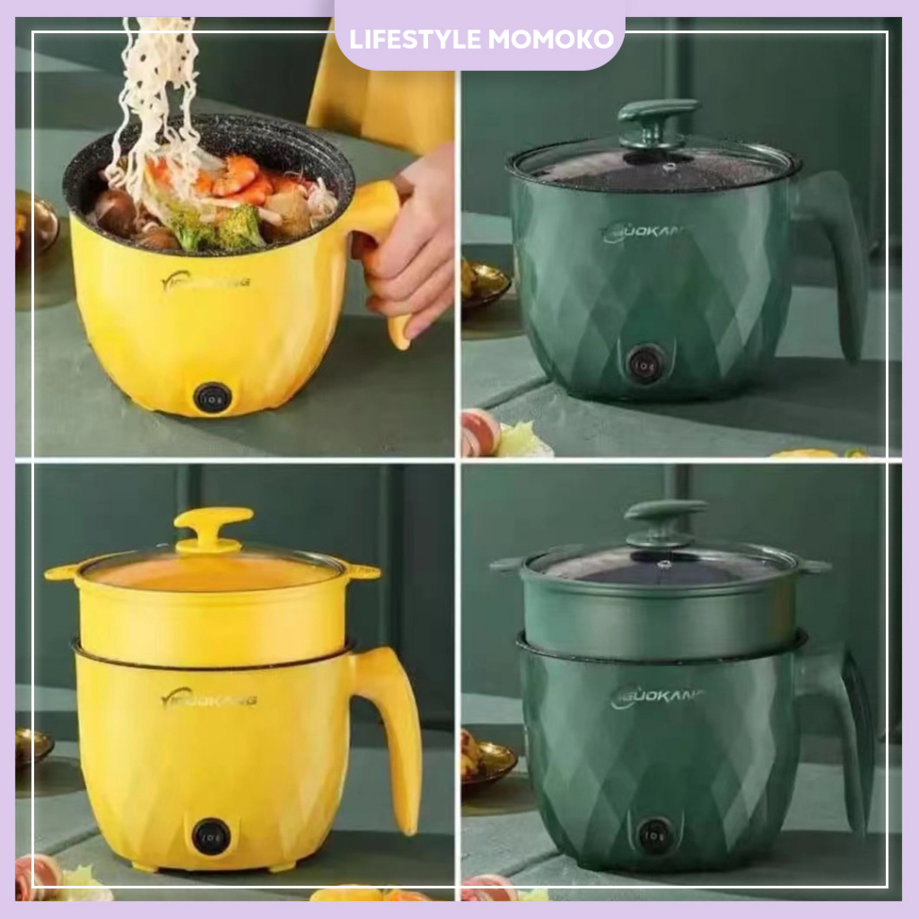 🔥VIRAL🔥 1.8L Non Stick Cooker Mini Portable Mini Rice Cooker Periuk Nasi Multicooker Steamer Hostel Cooker 2 Pin Plug