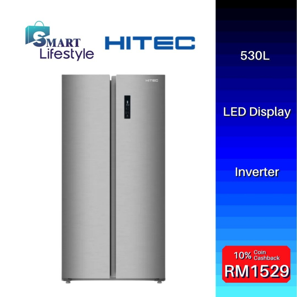 Hitec Side by Side Refrigerator 530L HTR-F580SBS