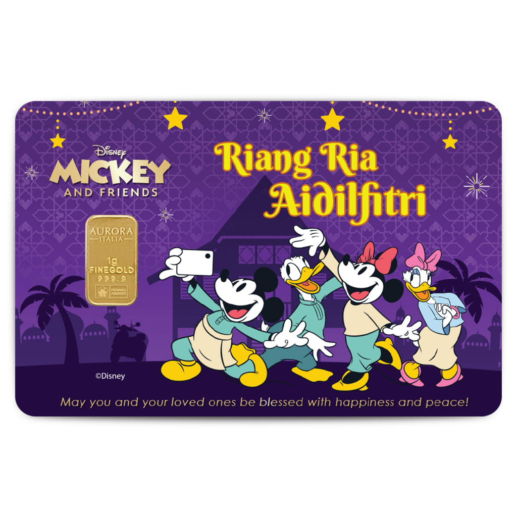 AURORA ITALIA (1g) 999.9 Mickey & Friends : Riang Ria Aidilfitri Limited&hellip;
