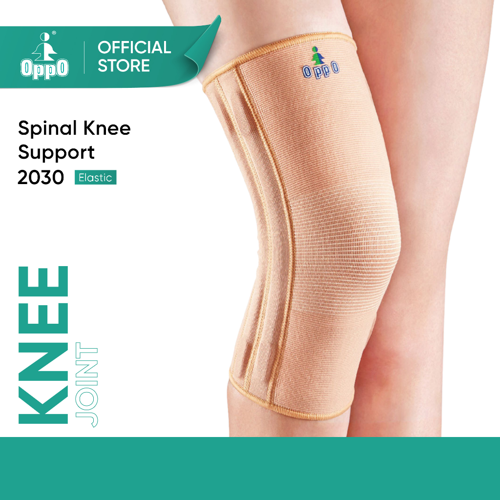 OPPO 4 Way Stretch Elastic Spinal Knee Support 2030 Guard Knee Pain Relief Arthritis Pelindung Sakit Lutut Sukan 护膝