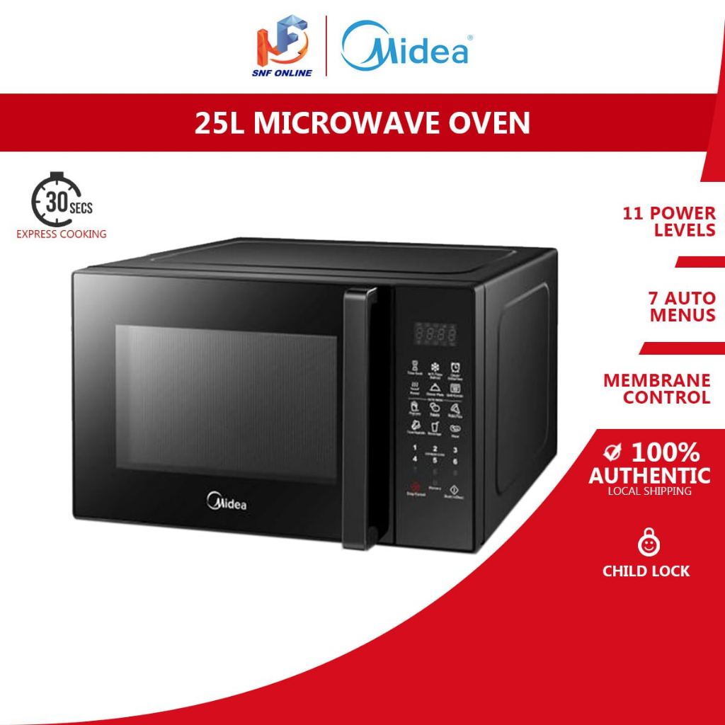 Midea Microwave Oven with Grill Function Digital (25 L) MMO-EG925EXX