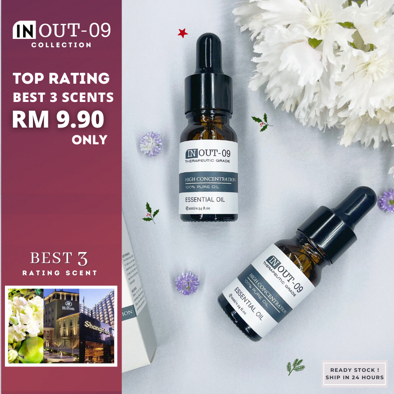 5 STAR HOTEL SCENT】INOUT 10ml 100% Pure, Therapeutic Grade Essential Oils  Therapy Aroma Diffuser Humidifier 纯天然精油 | Shopee Malaysia
