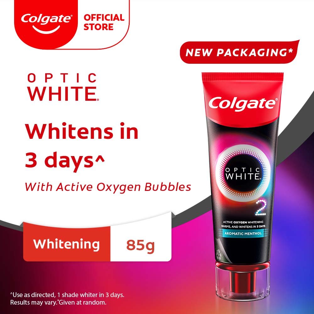 Colgate Optic White O2 Oxygen Whitening Toothpaste (85g)