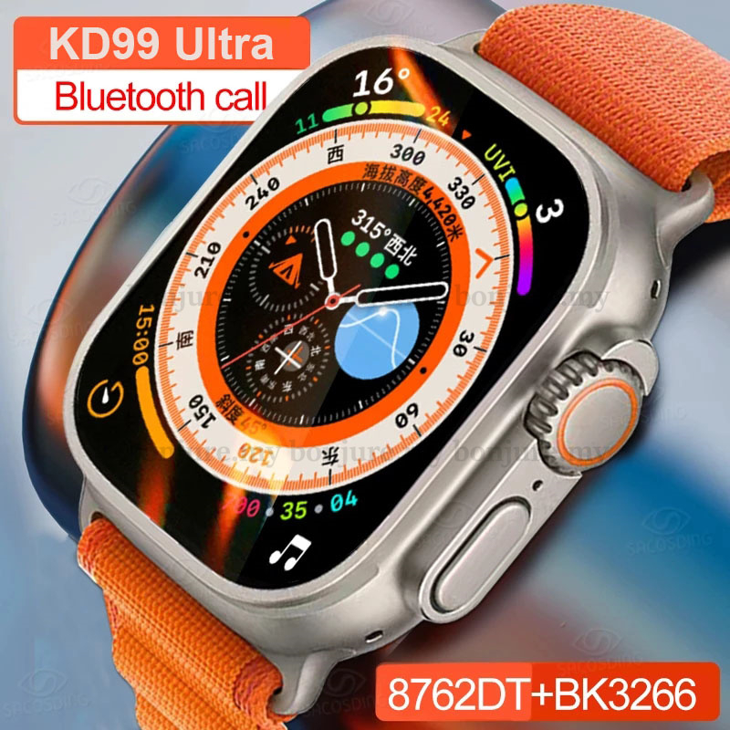 Smart watch Ultra Series 8 Men SmartWatch Ultra Women Bluetooth Call Waterproof Smart Watch 8 Wireless Charge 2023 Watch ultra 8