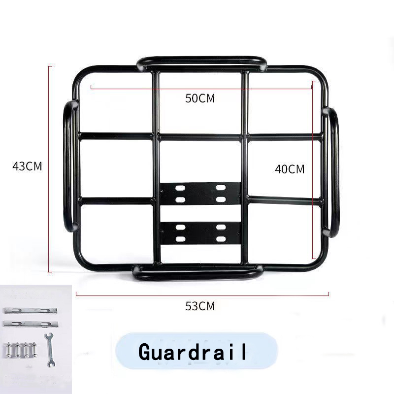 Local StockMotorcycle delivery bag rack motor motorbike rear food delivery bag Carrier Tailstock Rear