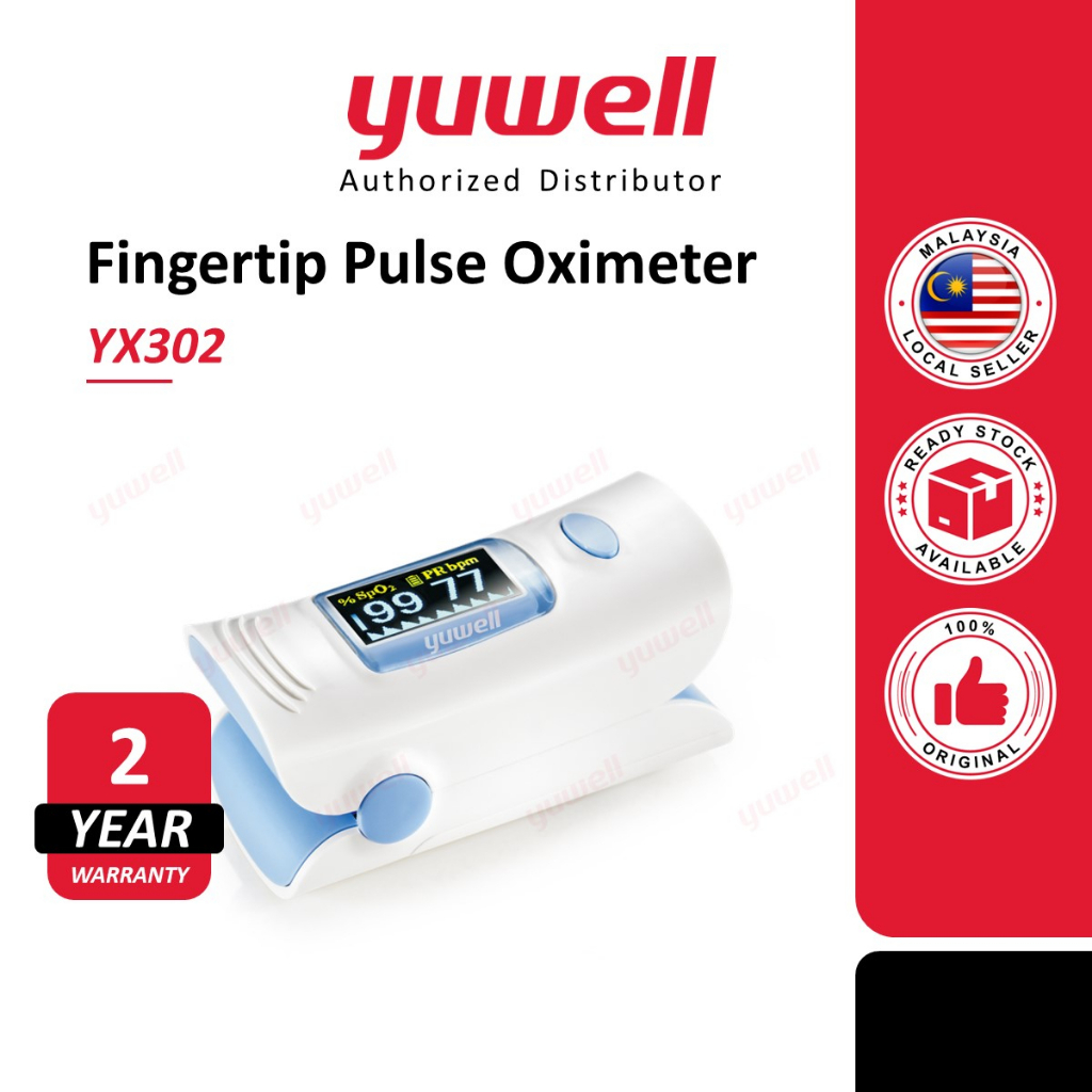 [Official] Yuwell YX302 Fingertip Spo2 Pulse Oximeter Digital LED Health Oxygen Monitor