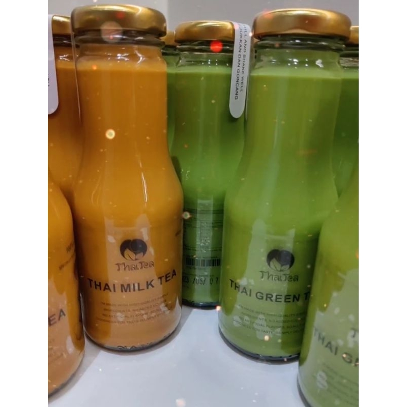 THAI MILK TEA & THAI GREEN TEA (250ml x 24 bottles) Original Thai Tea Teh Kaw Teh Thailand Teh Merah Teh Hijau