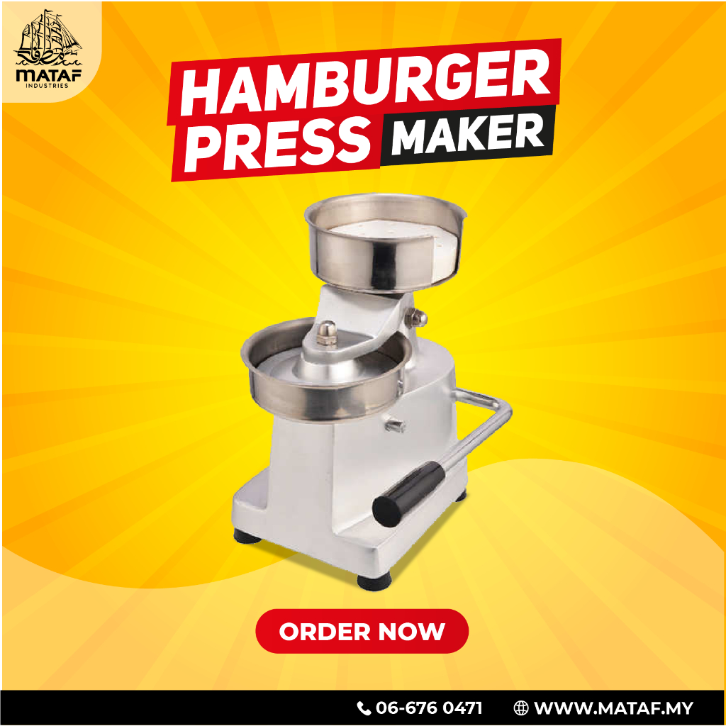 MATAF Mesin Daging Burger/ Burger Patty Maker HF-100