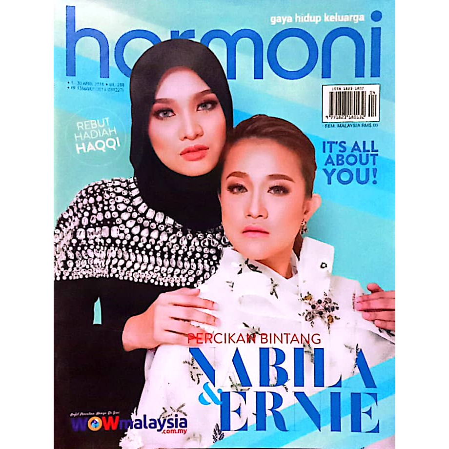 GAYA HIDUP KELUARGA HARMONI APRIL 2018 , Percikan Bintang Nabila ernie