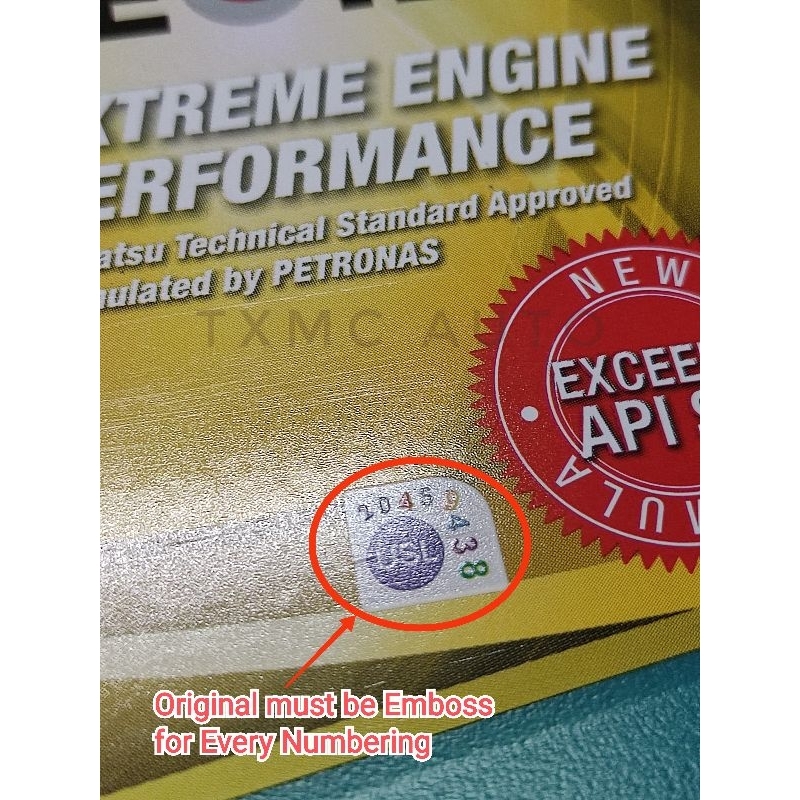 Original Engine Oil Fully 0w20 Perodua 3.5L Axia/Bezza/Myvi G3/Aruz/Ativa [Replace 0w20 4L](Sabah/Swak use Sea Shipping)