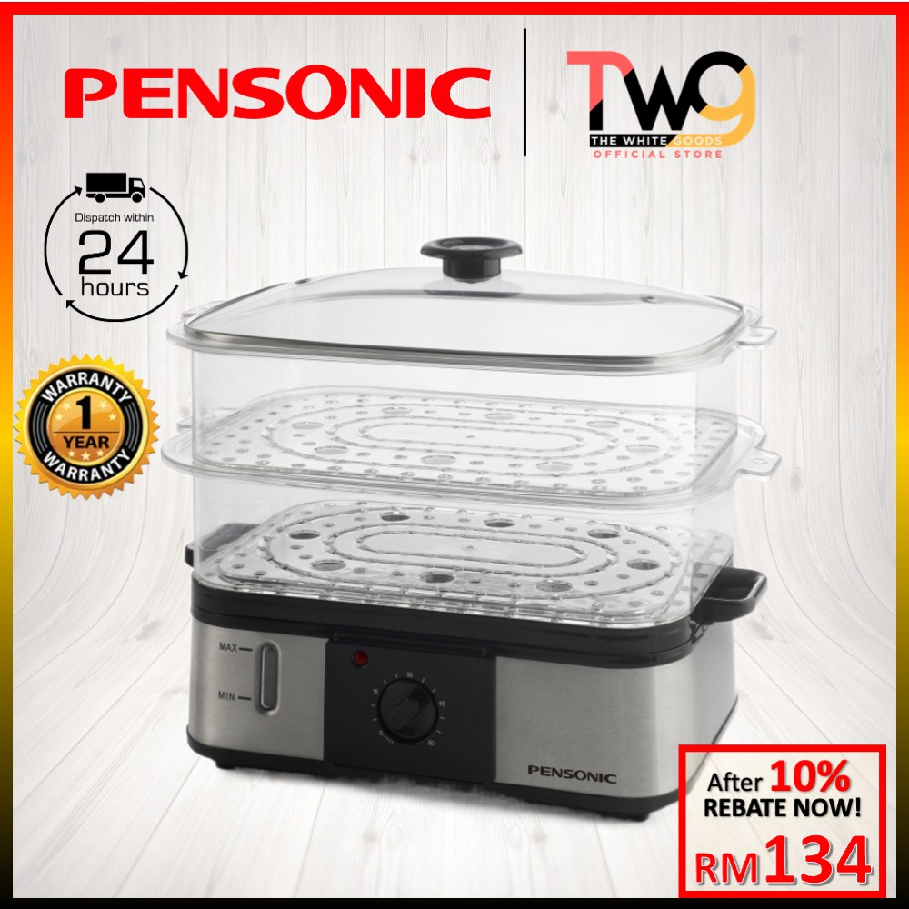 TRIO / Pensonic Electric Food Steamer TFS-18 PSM-162S 20L / 12L