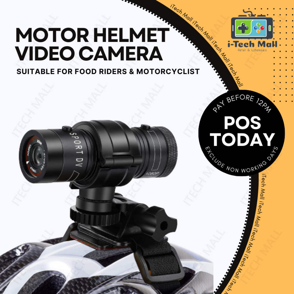 1080p Motor Camera Kamera Rider Helmet Motorcycle Video Recorder Outdoor DVR Action Cam