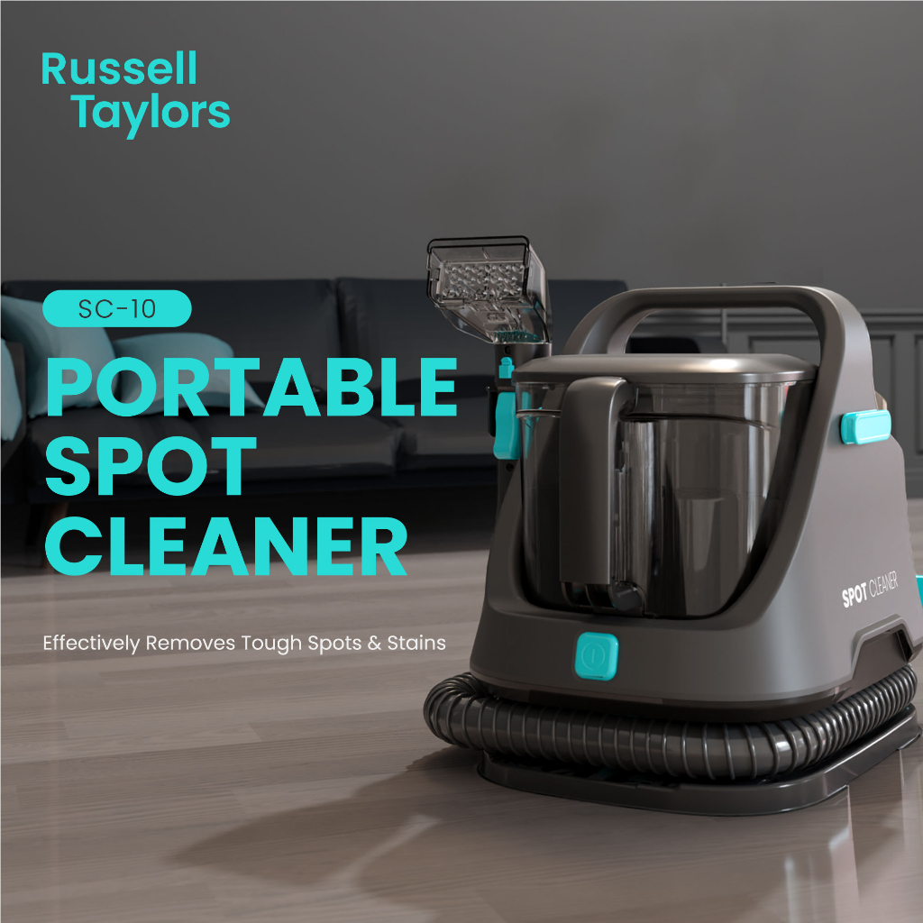 Russell Taylors Spot Cleaner Powerful 650W Carpet & Upholstery Cleaner
