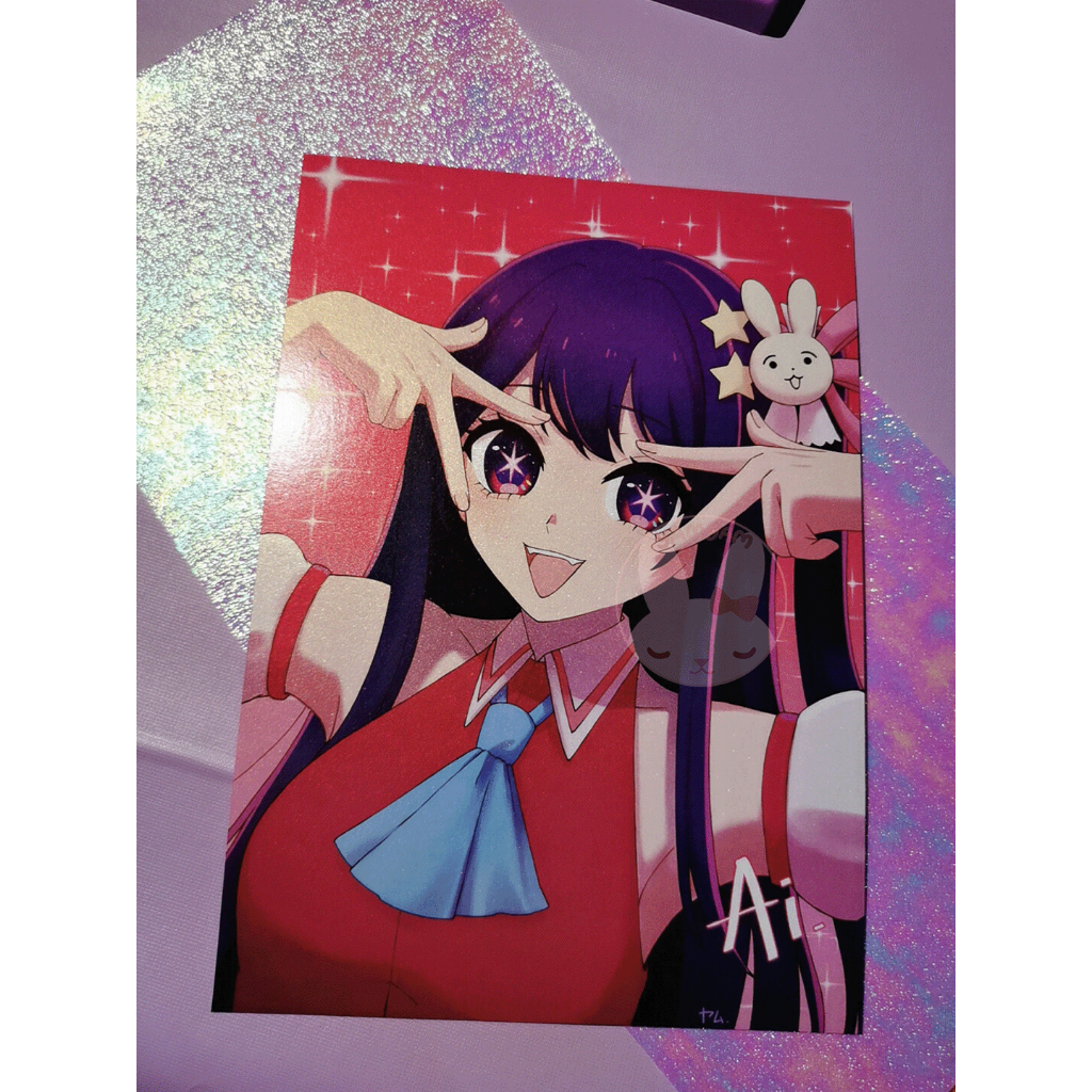 ~YamuCorner~ 1 Pc ✨ Hoshino Ai Oshi No Ko Art Print Card Doujin A5 Size Merch Merchandise