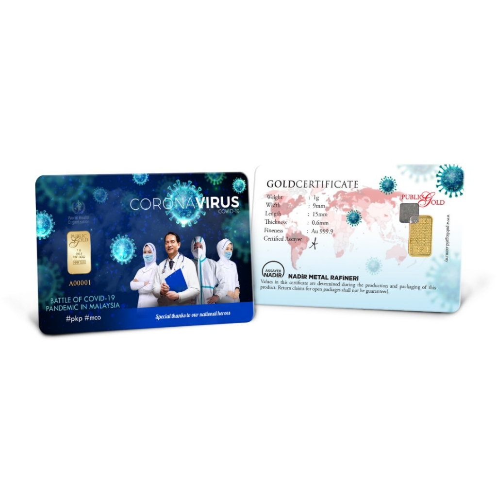 Public Gold LBMA Bullion Bar 1g (Au 999.9) - COVID-19 [GET FREE&hellip;