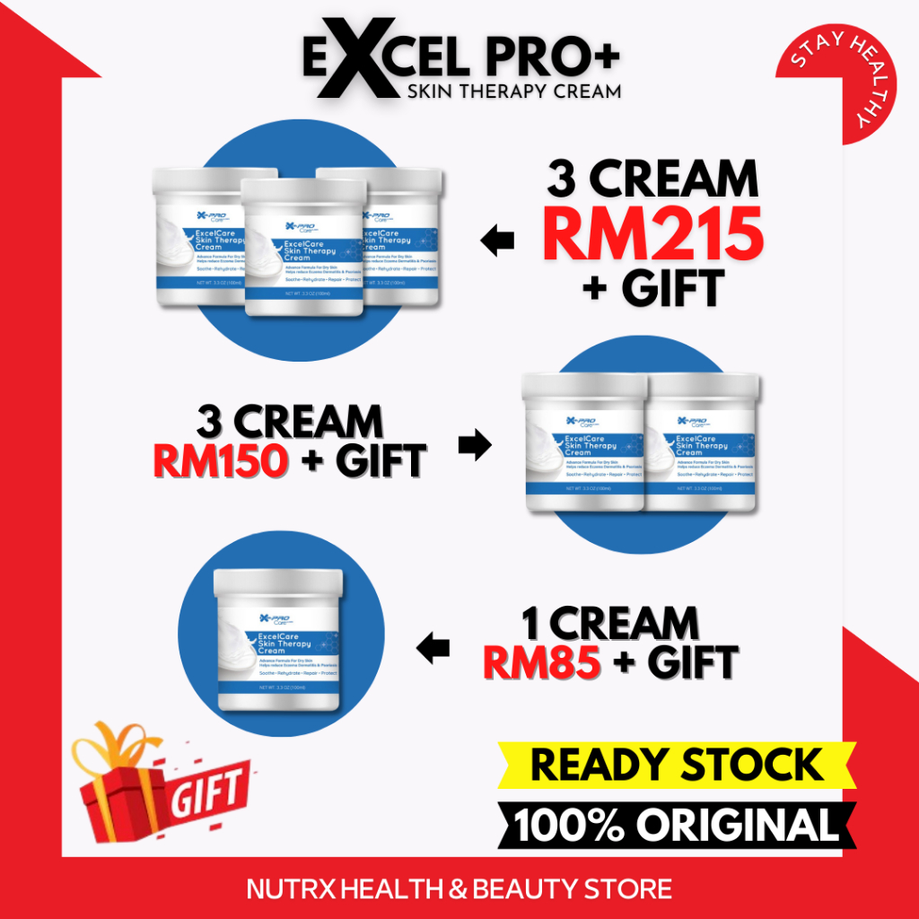 EXCEL CARE PRO [ ORIGINAL HQ ] DR FADZILAH KAMSAH MERAWAT MASALAH KULIT SKIN THERAPY CREAM
