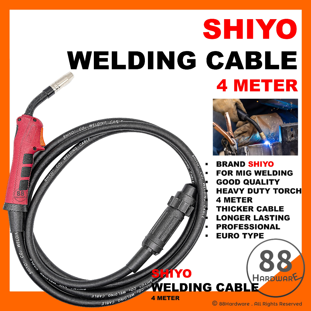 3M 4 Meter MB15 mig torch / mig welding torch / mig cable torch / co2 gun / cable mig welding welding gun welding torch