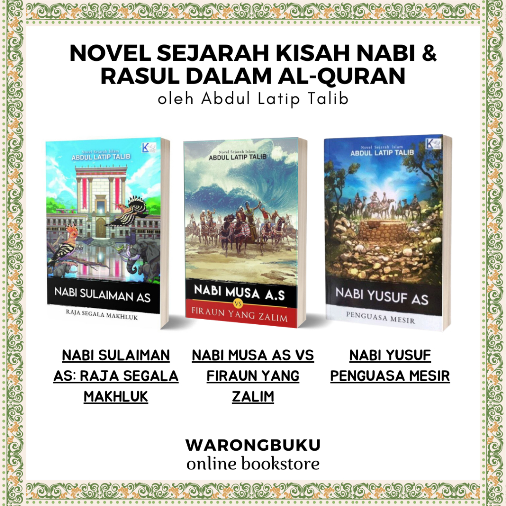 Abdul Latip Talib - Kisah Nabi Dalam Al-Quran (2023) | novel sejarah islam | novel pak latip | nabi sulaiman as
