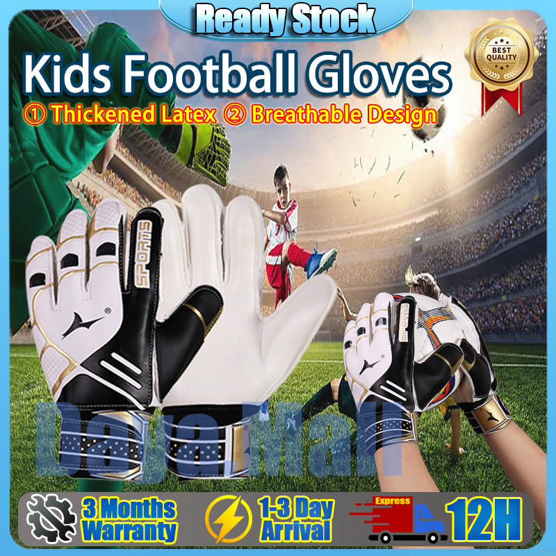 Goalkeeper Gloves Kids Full Finger Non-slip Football Keeper Gloves Child Damping Outdoor Soccer Goalie Equipment 儿童足球手套