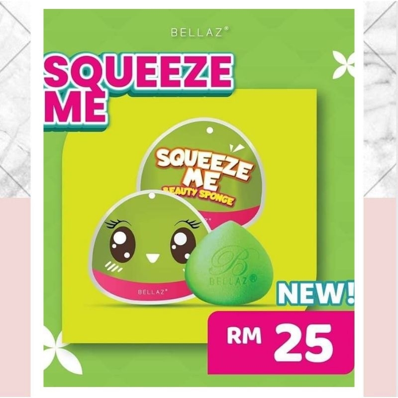 BARU!! SQUEEZE ME BEAUTY SPONGE BY MUA BELLAZ ❗ ORIGINAL HQ ♥️