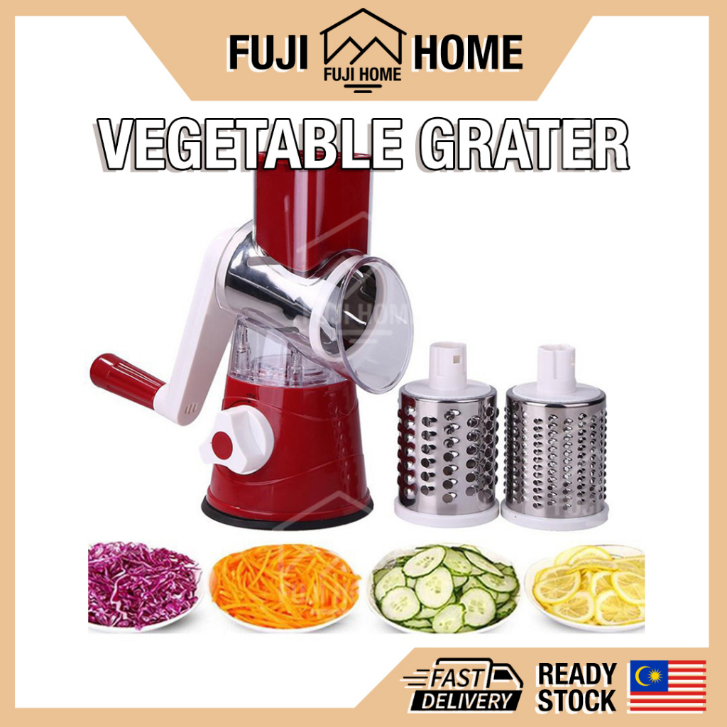 READY STOCKVegetables Grater Vegetable Cutter Manual Slicer Machine Food Chopper Carrot Chopper Potato Grater Food