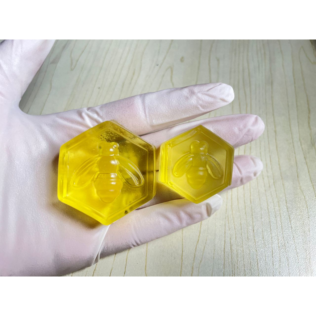 Honey Handmade Soap Doorgift Soap Sabun Mini Honeycomb Soap Scented Soap Glycerin Soap - 10g / 18g