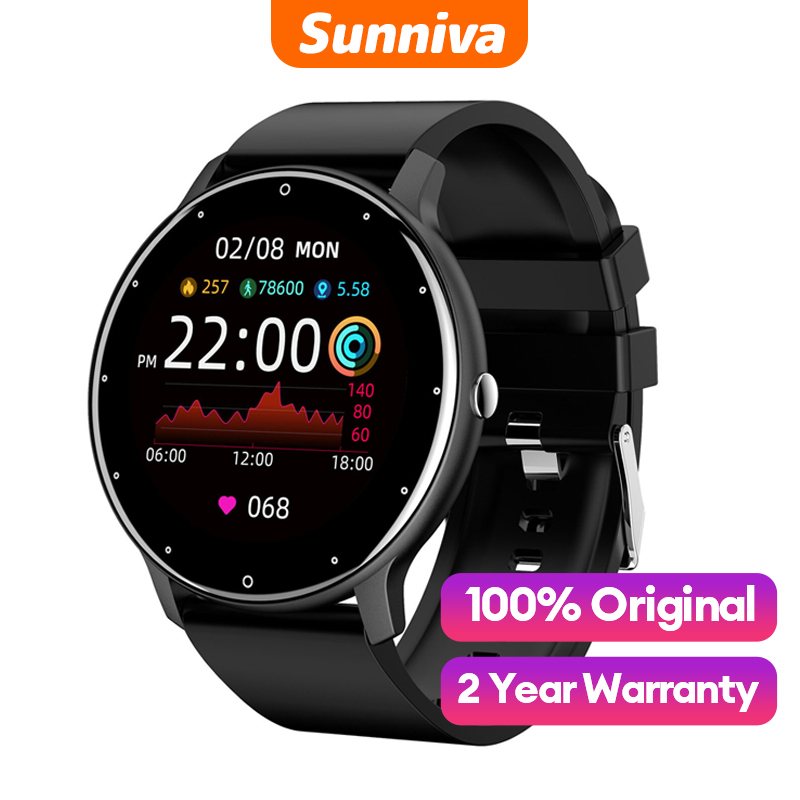 Original Smart Watch Waterproof Smartwatch for Women Men HD Screen Touch Control Round Jam Tangan Fitnes Smart Watch Ori