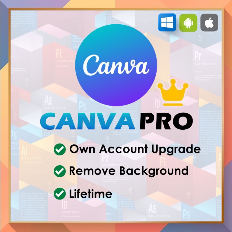 Canva Pro Lifetime | Upgrade Own Account ┃ Lifetime ┃ Unlimited Design Templates