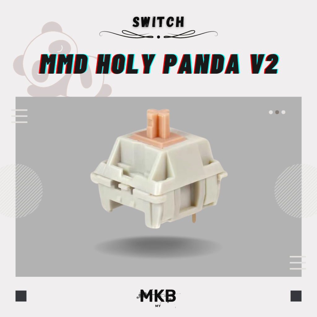 [READY STOCK] MMD Holy Panda V2 Tactile Switches Switch for Mechanical or Gaming Keyboards - Tactile