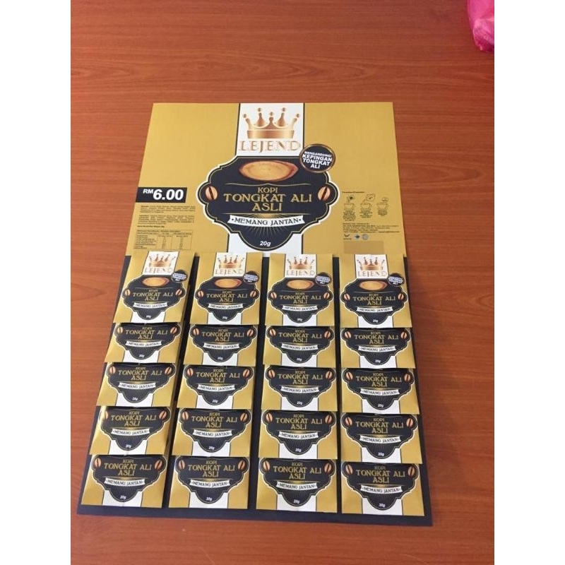 LEJEND KOPI TONGKAT ALI ASLI ( 20 g X 20 sachets )