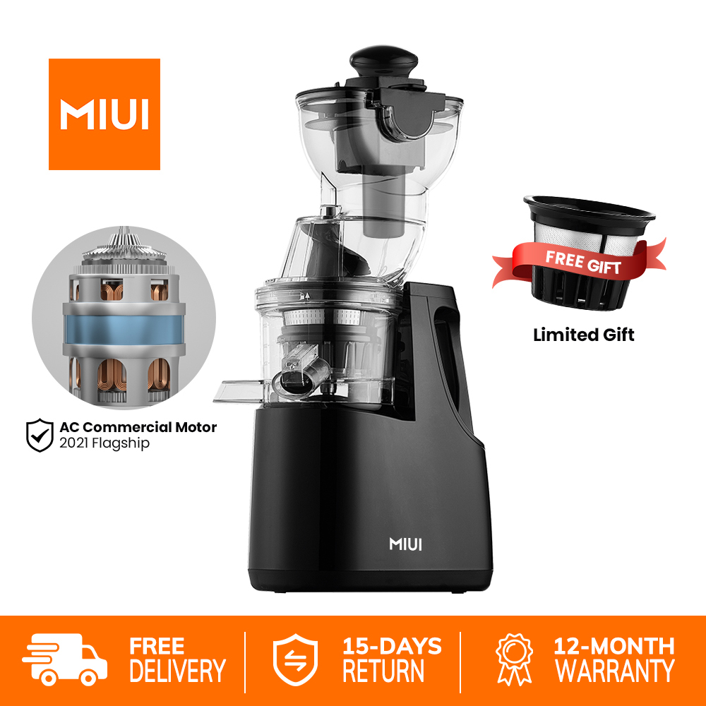 [Authentic]MIUI Slow Juicer FFS6AC:JE230-18M00 Electric Fruit Juicer 250W Fruit Extractor Blender Slow Cold Press Juicer