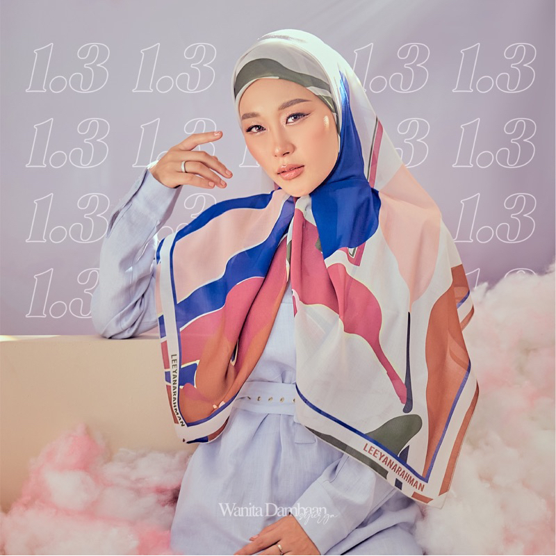 LeeyanaRahman Scarves Bawal Wanita Dambaan Syurga | Bidang 45-46 | Premium Cotton Voile