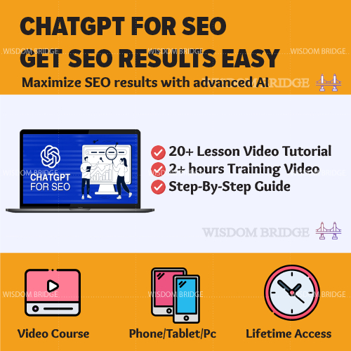 [Video Course] Chat GPT for SEO: Get SEO results easy with AI | ChatGpt Course ChatGpt 4 Chat Gpt Midjourney Course-