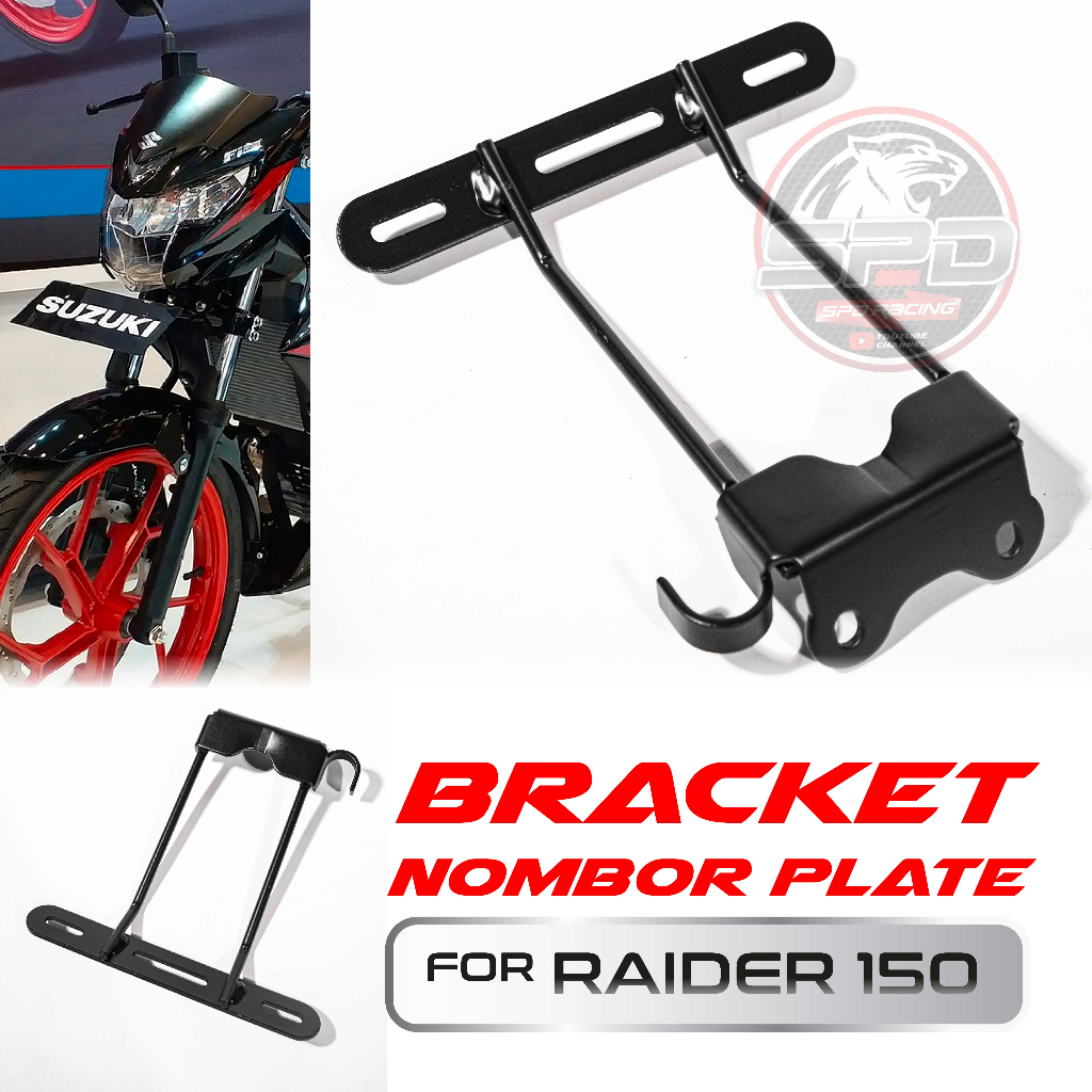 Bracket Nombor Plate For Suzuki Raider 150