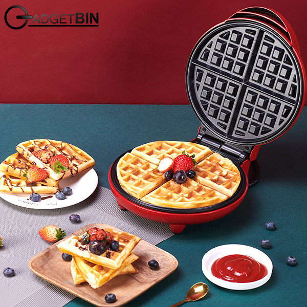 Bigger Size 20CM Non-Stick Waffle Maker Machine 1200W Electric DIY Baking Breakfast Maker Machine