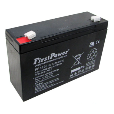 WSS First Power 6V 12AH Sealed Lead Acid Battery For Electric Scooter/ Toys car / Bike