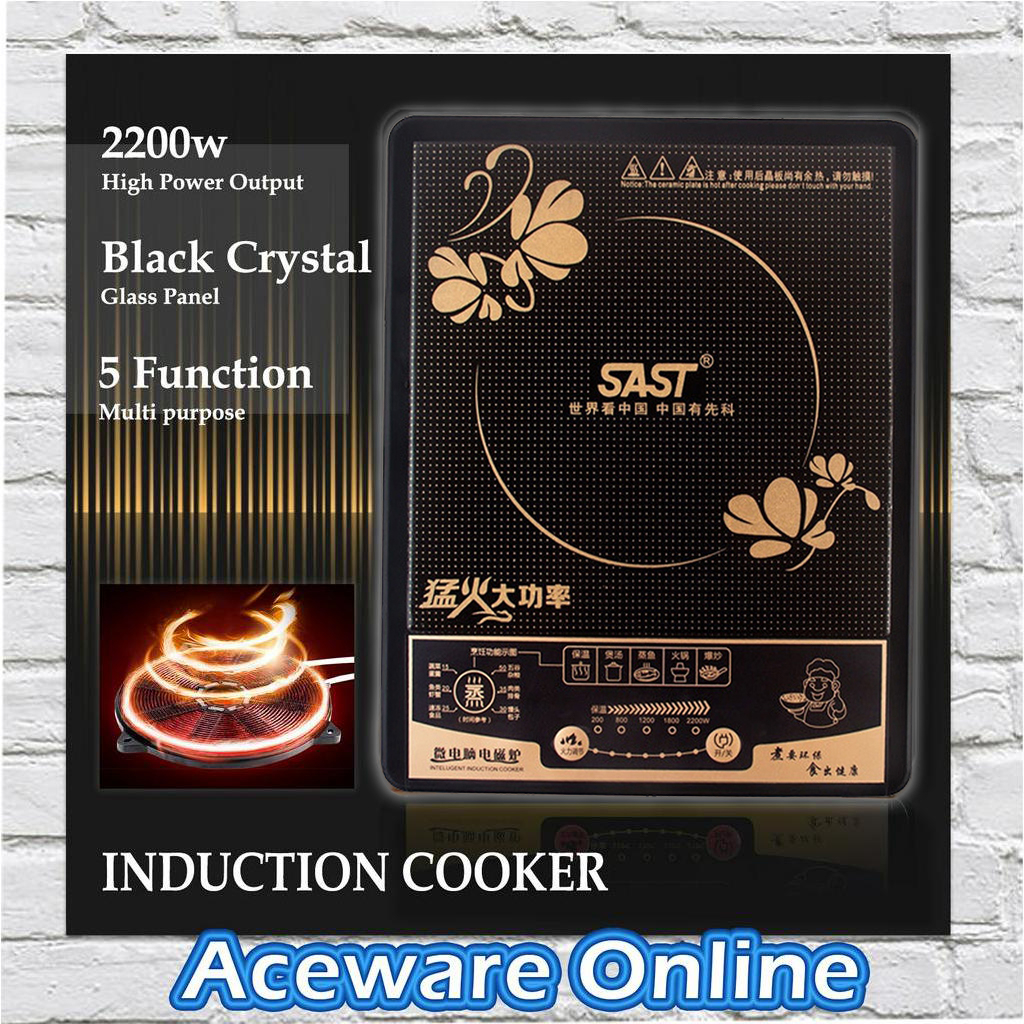 AUXDAW Induction Cooker Electric Stove Dapur Masak Electrik Memasak Portable Cooktop Electric Induction Stove 電磁爐